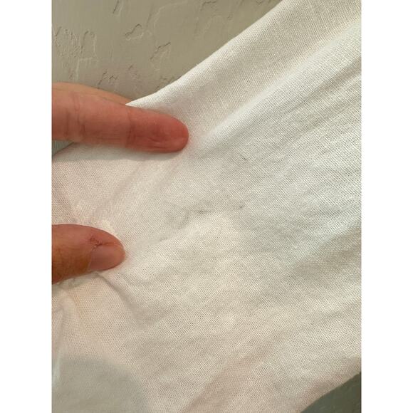 MARC NEW YORK | White Linen Blend Button Front Blazer Jacket | Large - Picture 4 of 7